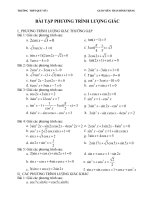 Bài tập Phương trình lượng giác