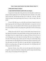 THỰC TRẠNG HOẠT ĐỘNG TÀI CHÍNH TRONG CÔNG TY