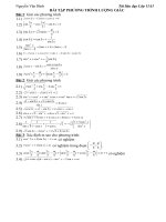 bài tập lượng giác