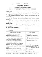 Giáo án số học 6 hai cột đầy đủ nhất năm học 2008-2009