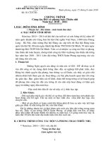 Chương trình công tác Đội 2010-2011