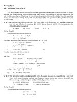 Phương pháp 2 giải hóa