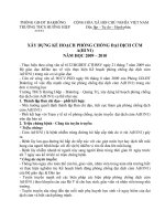 Kế hoạch phòng chống A(H1N1)