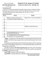 KẾ HOẠCH TUẦN 06