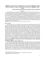 NGHIÊN cứu KHẢ NĂNG tái SINH cây từ lá mầm PHÔI hạt NON ở một số GIỐNG cây đậu TƯƠNG [GLYCINE MAX (l) MERRILL] VIỆT NAM 