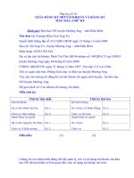 GIẤY ĐĂNG KÝ MỞ TÀI KHOẢN, MẪU DẤU, CHỮ KÝ