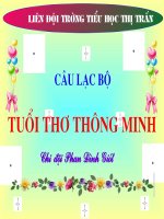 CLB Tuổi thơ thông minh