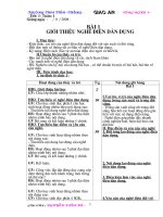 Giáo án CN 9 : Mới_ có sửa /