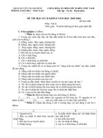 DE C - DT HK 2 - KHOI 8 2005-2006 - de thu nhat.doc