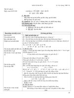 Giáo án Đại số tuần 7 tiết 29