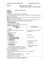 GIÁO ÁN LỚP 2 - tuần 4 sáng