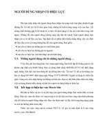 NGƯỜI DÙNG NHẬP CÓ HIỆU LỰC