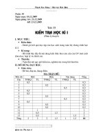 Kiểm tra học kì 1 (phần lý thuyết)