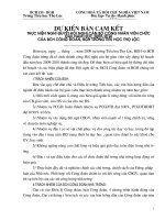 Dự kiến cam kết giữa CĐ-NT năm học 09 -10