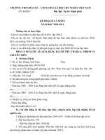 KẾ HOẠCH BỘ MÔN MĨ THUẬT THCS 2010