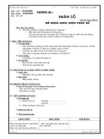 Giao an So hoc 6 chuong III