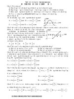 TUYỂN TẬP CÁC ĐỀ THI ĐH 2009 - 2010  môn lý