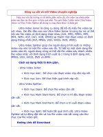 Công cụ cắt và nối Video chuyên nghiệp