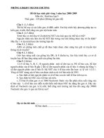 Đề HSG huyện 08-09 Sinh học 9 V1