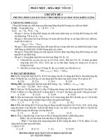 phương pháp giải toán hoá