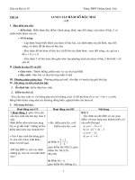 Tiết 16 Hàm số bậc hai