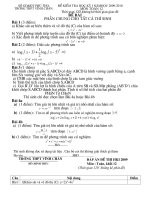 Đề Thi Học Kỳ I Môn Toán L12