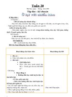 GA lớp 3 tuần 20