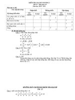 Kiem tra dai so 45'''' - co ma tran