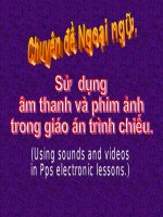 CHUYÊN ĐỀ: Chèn âm thanh và videos vào Pps