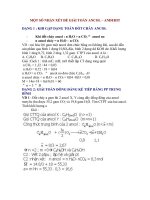 Cách biện luận hóa học hữu cơ