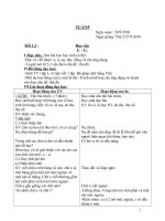 giáo án lớp 1 tuần 5