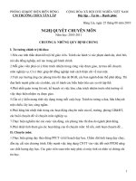 Quê chế chuyên môn nhà trường THCS