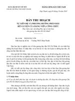 bài thu hoạch: Tấm gương Hồ Chí minh