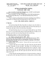 KẾ HOẠCH HỘI ĐỒNG TRƯỜNG