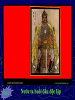 tiêt11 Nước ta buổi đầu độc lập