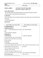 GA ÂN lớp 4 -Tuần 3