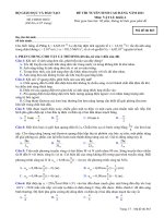 ĐỀ THI TUYỂN SINH CAO ĐẲNG NĂM 2011 Môn: VẬT LÍ; Khối A mã đề 863 