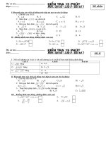 Đại 9 chương 1 ( 15'''')