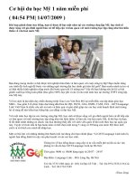 Cơ hội du học Mỹ 1 năm miễn phí