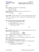 Đề hình học 10