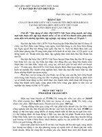 Văn kiện đại hội Hội LHTNVN huyện Điện Bàn