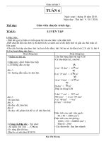 Giáo án lớp 5 tuần 6 Năm học 2010-2011