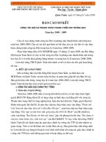 Báo cáo sơ kết hoạt động Đội