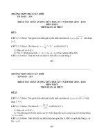 KTra giữa kì I - 2010-2011