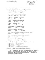 de kiem tra TA 2010 cuc hay