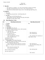 Giáo án lớp 1(Tuần 20)