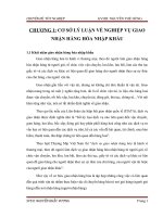 THỰC tập tốt NGHIỆP NGHIỆP VỤ GIAO NHẬN HÀNG HÓA NHẬP KHẨU