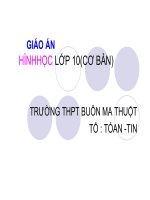 Tiết 24: CÁC HỆ THỨC LƯỢNG TRONG TAM GIÁC