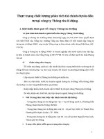 Thực trạng chất lượng phân tích tài chính dự án đầu tư tại công ty Thông tin di động