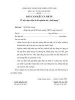 Cam kết thi - ĐTN